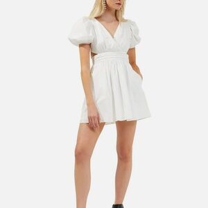 French Connection Puff Sleeve Dress